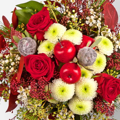 Blumenstrauß 'Winterliebe', handgebunden Blumenstrauß 'Winterliebe', handgebunden