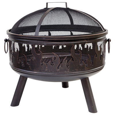 Buschbeck Feuerschale 'Faya', schwarz, ca. Ø 53 x H 55 cm