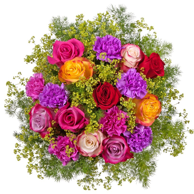 Blumenstrauß 'Du bist die Beste!' inkl. gratis Grußkarte