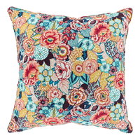 Knuffelkissen 'Vita Dessin 2', bunt, ca. 50 x 50 cm