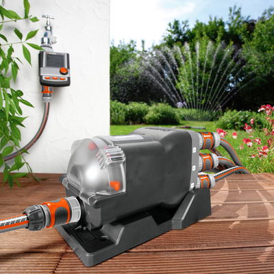 Wasserverteiler, Gardena, bis 6 Anschlussgeräte, für Bewässerungscomputer Wasserverteiler, Gardena, bis 6 Anschlussgeräte, für Bewässerungscomputer
