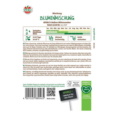 Blumenmischung 'Sperli’s Balkon' Blumenmischung 'Sperli’s Balkon'