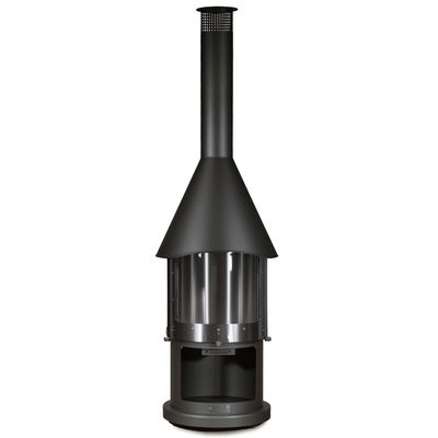 Buschbeck Edelstahlkamin 'Melbourne', dunkelgrau, Höhe ca. 230 cm Buschbeck Edelstahlkamin 'Melbourne', dunkelgrau, Höhe ca. 230 cm