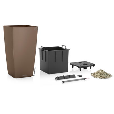 Lechuza 'Cubico Color 30', muskat, ca. 29,5 x 29,5 x H 56,5 cm Lechuza 'Cubico Color 30', muskat, ca. 29,5 x 29,5 x H 56,5 cm