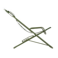 Lafuma Liegestuhl Transaswing 'Rayure', Airlon moos