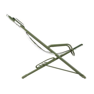 Lafuma Liegestuhl Transaswing 'Rayure', Airlon moos