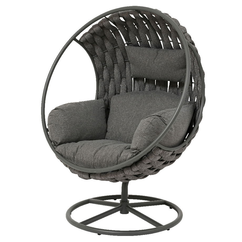 Drehsessel 'Houston' inkl. Kissen, anthrazit