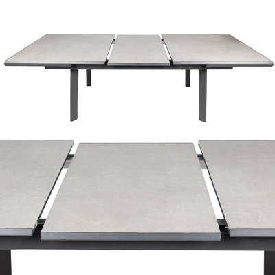Kölle Ausziehtisch 'Sumba', grau, ca. 200-260 x 100 x H75 cm Kölle Ausziehtisch 'Sumba', grau, ca. 200-260 x 100 x H75 cm