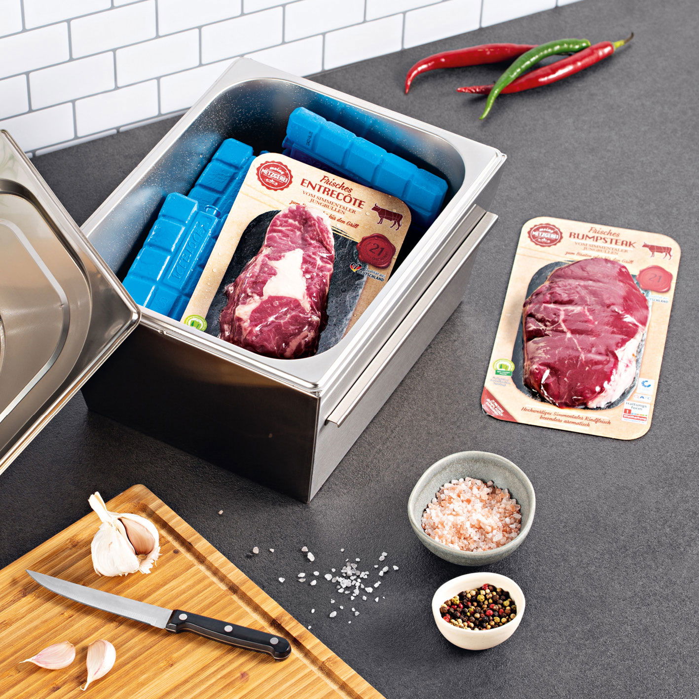 Landmann Gasgrill COOL BLACK 5.2 mit Heckbrenner