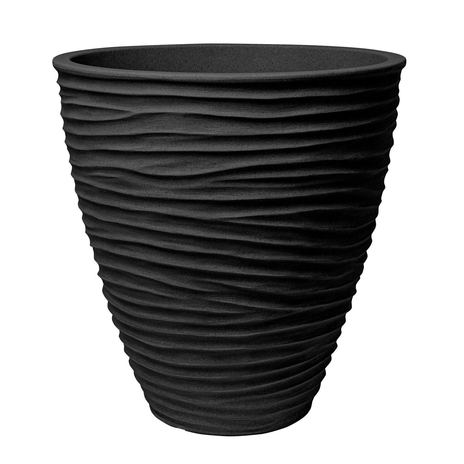 Kölle Pflanztopf 'Sylt', anthrazit, Ø 40 x H 42 cm