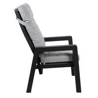 Kölle Hochlehnersessel 'Windsor' inkl. Auflagen, grau