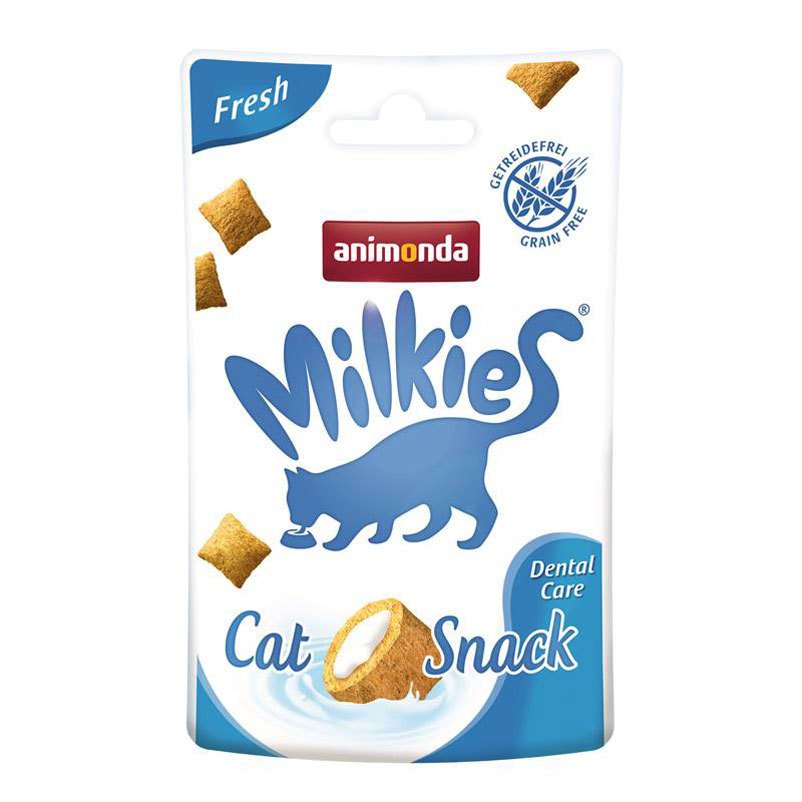 Animonda Cat Snack Milkie Knuspertaschen, Fresh, 30g