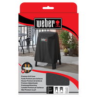 Weber Abdeckhaube für Lumin mit Stand, schwarz, ca. 100 x 144 x 56 cm