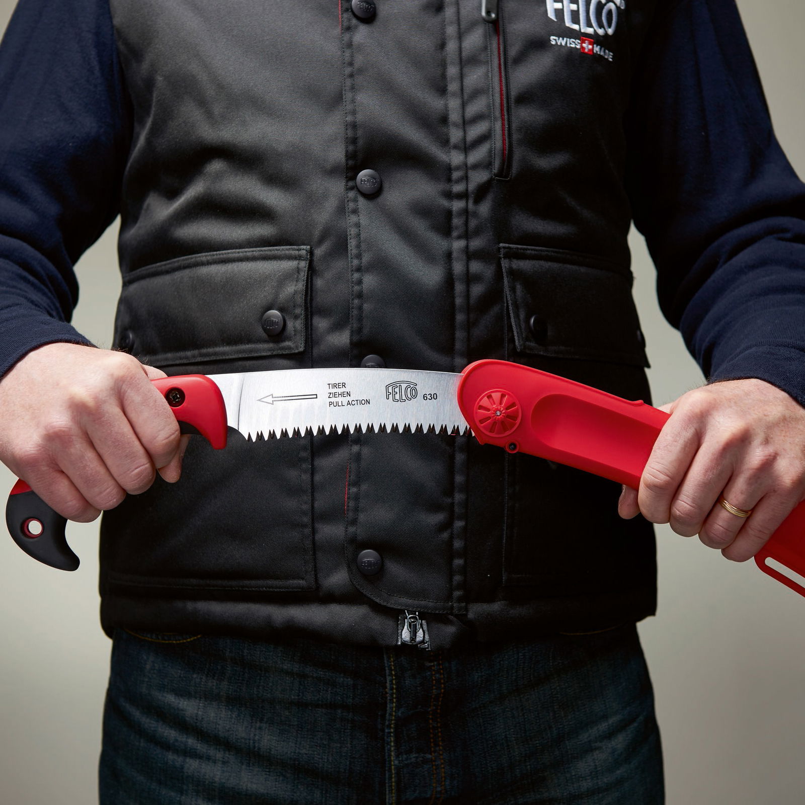 Felco Zugsäge, Sägeblatt 33 cm, gebogen Felco Zugsäge, Sägeblatt 33 cm, gebogen