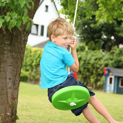 Conacord Tellerschaukel für Kinder, rot oder grün Conacord Tellerschaukel für Kinder, rot oder grün