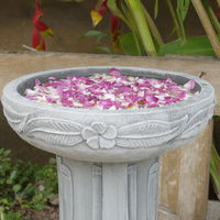 Schale 'Frangipani', grau, ca. Ø 30 cm