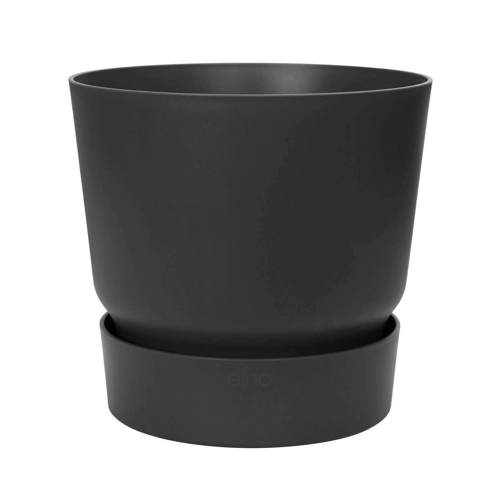 Pflanzgefäß 'Greenville', schwarz, Kunststoff, Ø16 x H15,3 cm