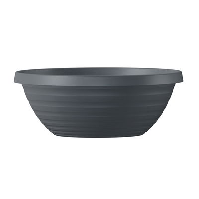 Scheurich Pflanzschale 'Country Star', graumetallic, Kunststoff, breite Krempe Scheurich Pflanzschale 'Country Star', graumetallic, Kunststoff, breite Krempe