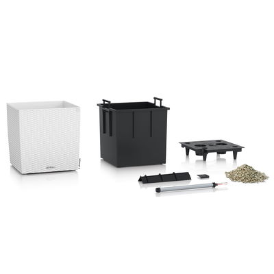 Lechuza 'Cube Cottage 50', weiß, ca. 49 x 49 x H 49,5 cm