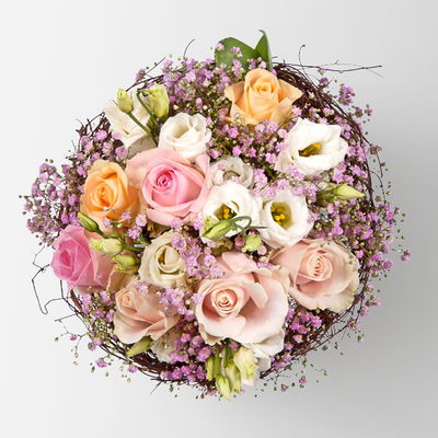 Blumenstrauß 'Frühlingssymphonie', handgebunden