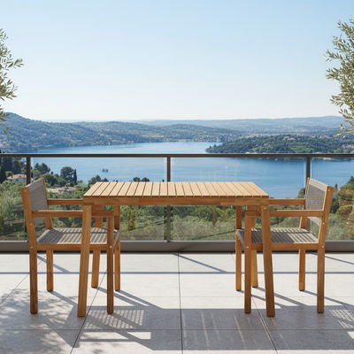 Kölle Balkongruppe 'Fortuna', braun/grau, 3-teilig