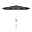 Kurbelschirm 'Apoll', dunkelgrau, ca. 260 x 165 cm