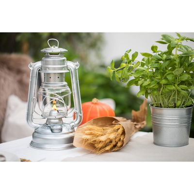 Sturmlaterne 'Baby Special 276', verzinkt, 26,5 x 13,5 x 15 cm Sturmlaterne 'Baby Special 276', verzinkt, 26,5 x 13,5 x 15 cm