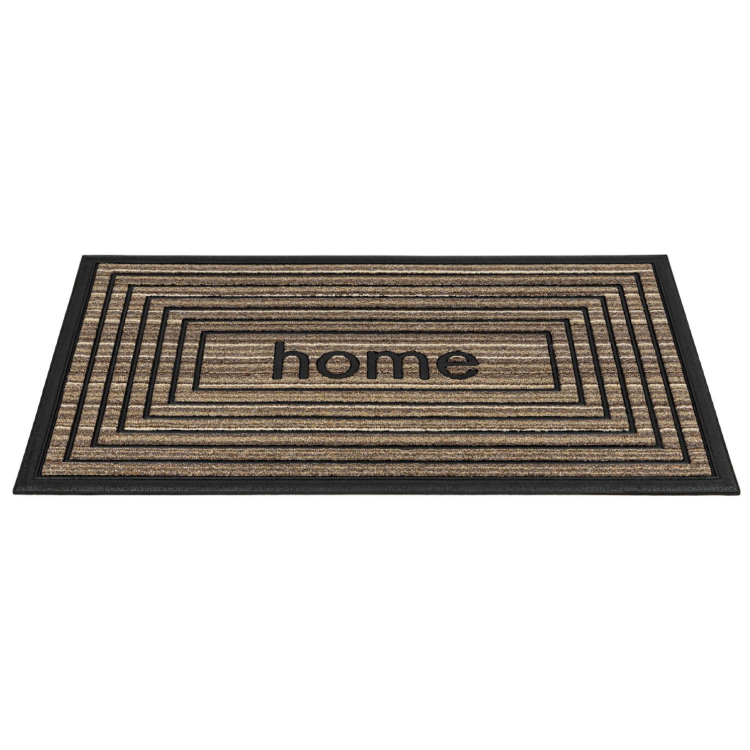 Kölle Fußmatte 'Supra Brown Stripes', ca. 45 x 75 cm