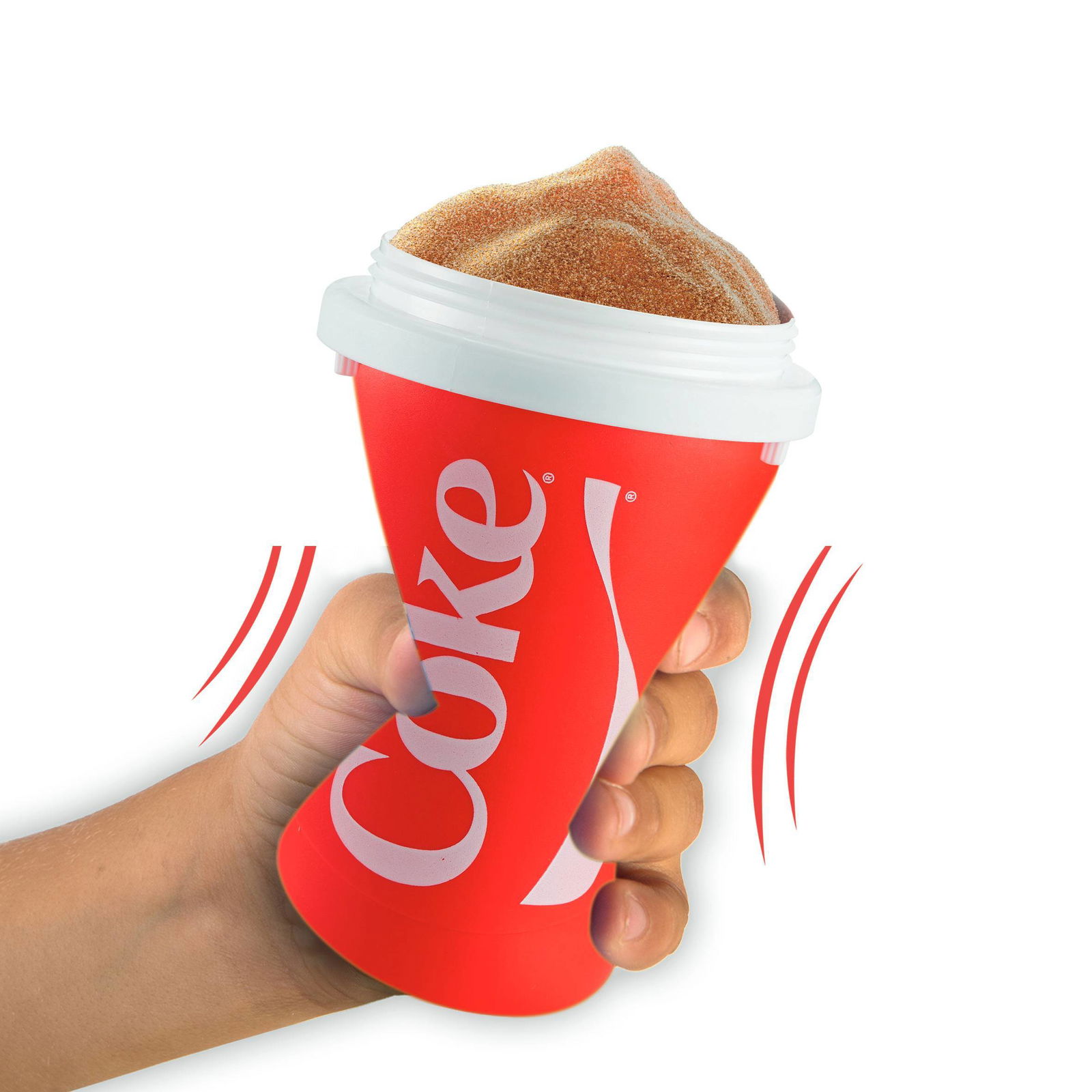 Slushy-Maker 'Coca-Cola', Magic Freez, rotweiß