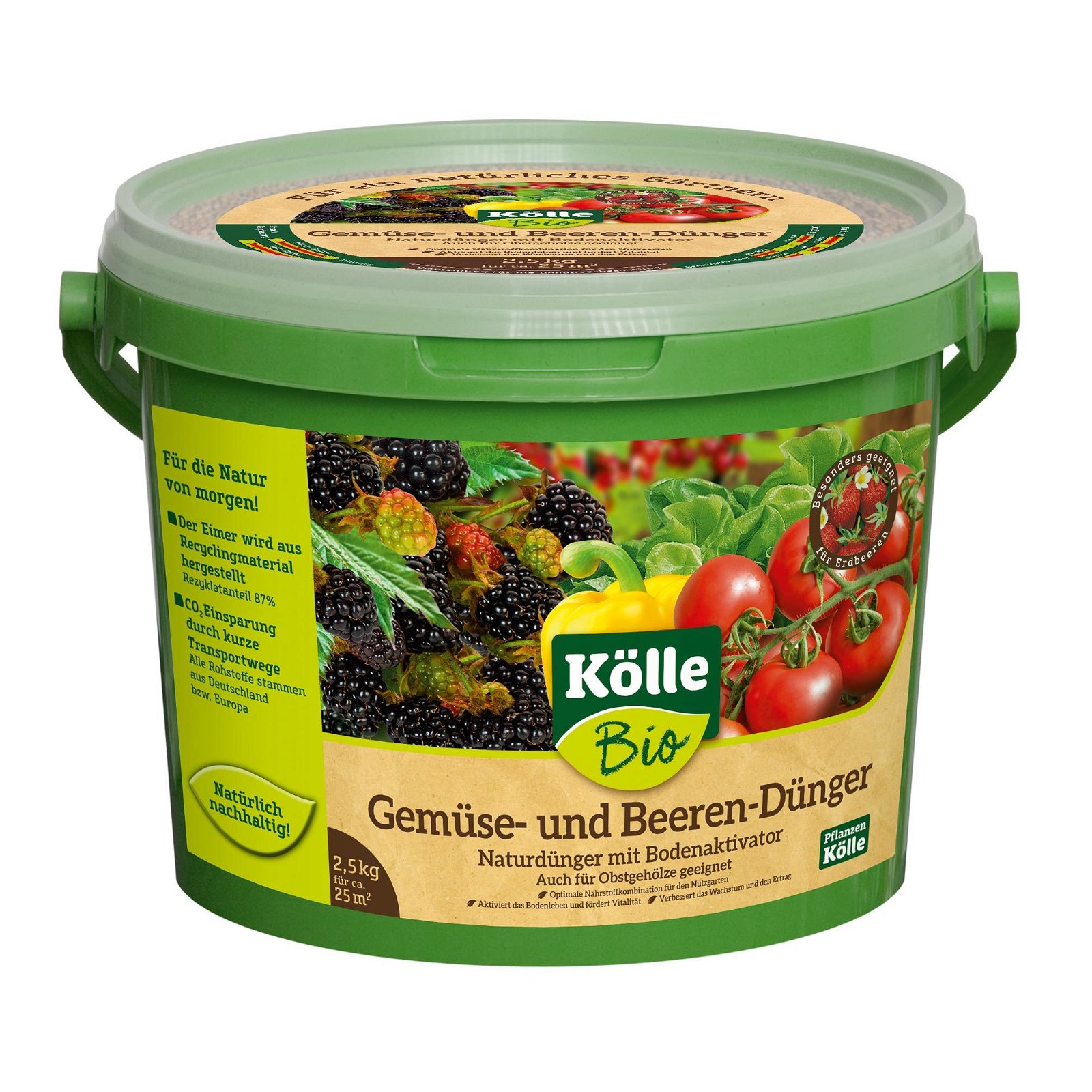 Kölle Bio Gemüse- und Beerendünger, 2,5 kg Eimer