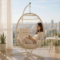 Sungörl Hängesessel 'Folt Prestige' inkl. Auflagen, anthrazit/braun