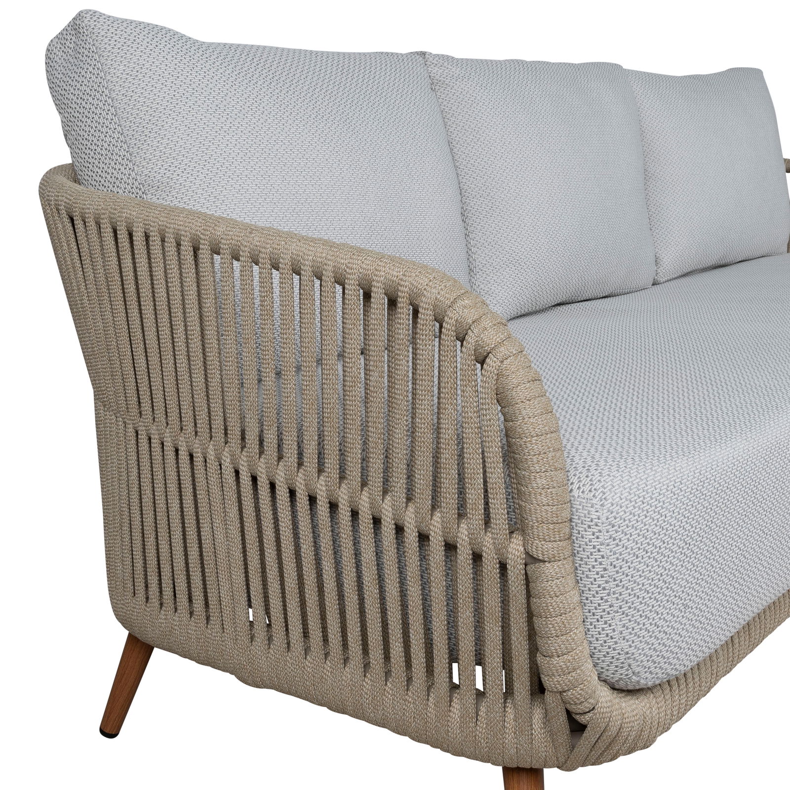 Kölle Loungesofa 'Cafune' inkl. Auflagen & 4 Kissen, grau/beige Kölle Loungesofa 'Cafune' inkl. Auflagen & 4 Kissen, grau/beige