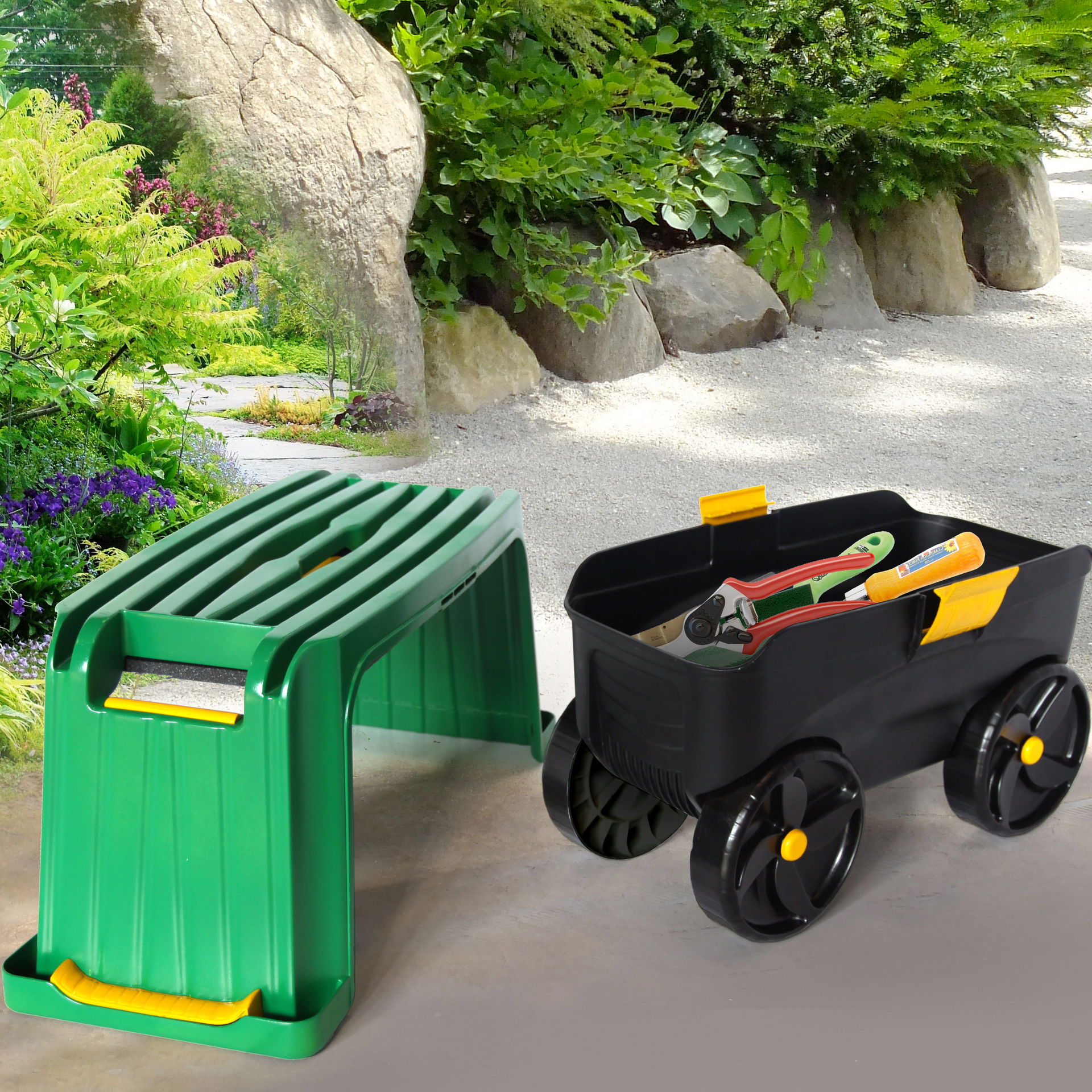 Roll’n‘Kneel'Gartenhocker online kaufen PflanzenKölle