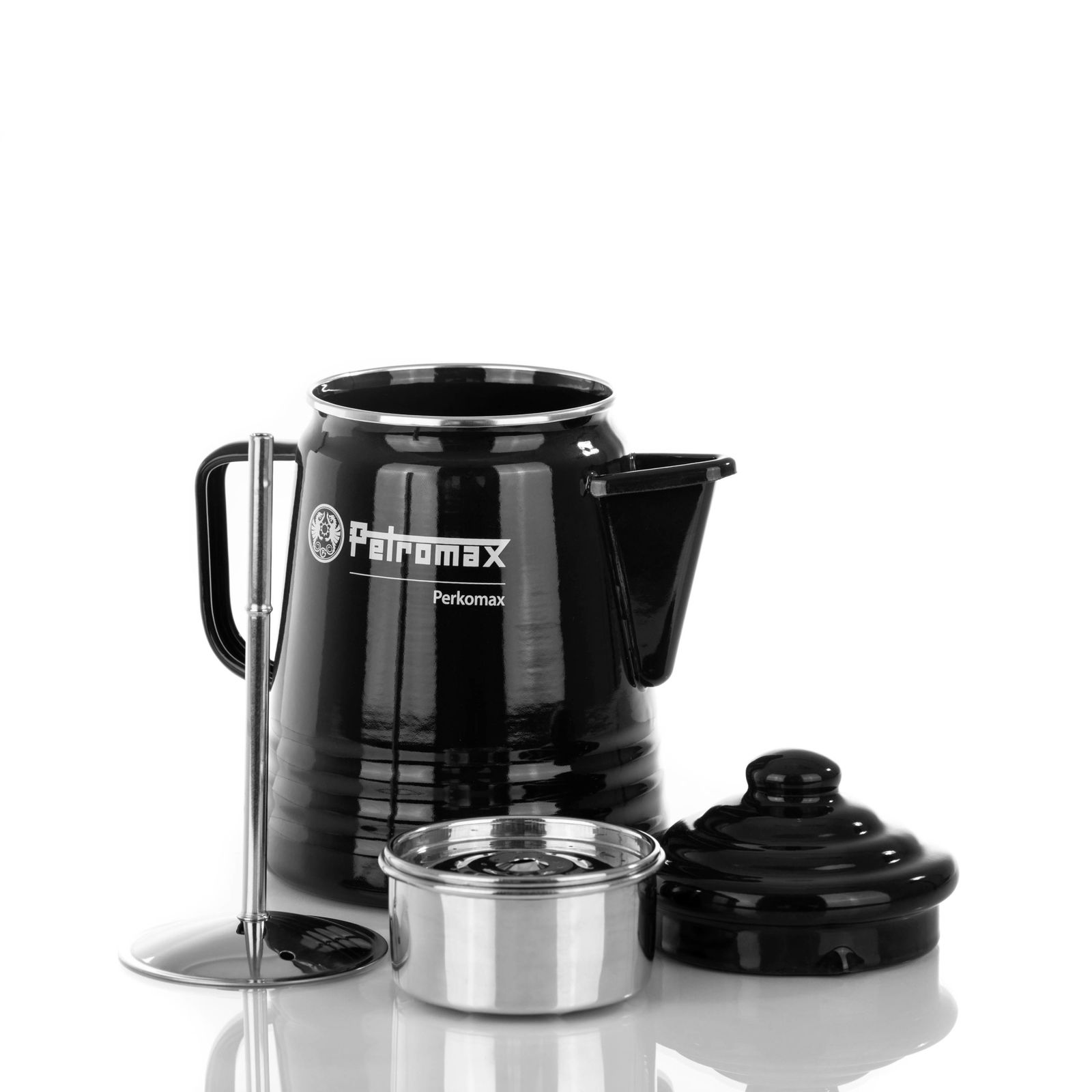 Tee- & Kaffee-Perkolator für 9 Tassen, schwarz, ca. 1,3 Liter