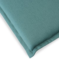 Kölles Beste Hochlehnerauflage 'Twist', petrol, ca. 120 x 50 cm