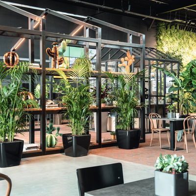 Lechuza 'Quadro LS 43', schwarz, ca. 43 x 43 x H 39 cm