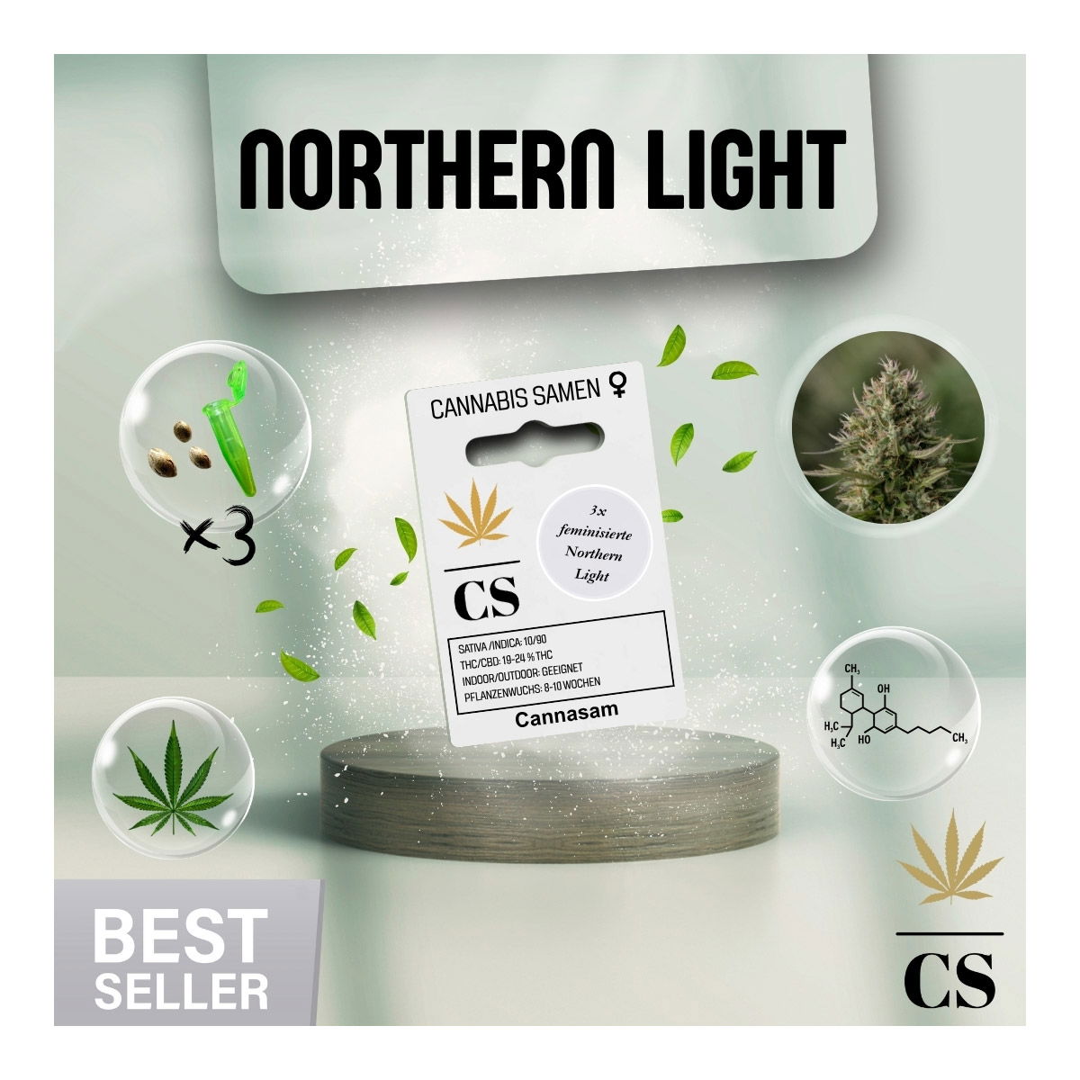 Cannabis Saatgut Hanf 'Northern Light' Cannabis Saatgut Hanf 'Northern Light'