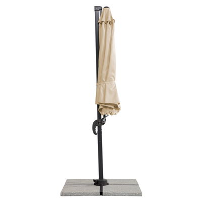 Sonnenschirm 'Rhodos Junior', Ø 300 cm, natur Sonnenschirm 'Rhodos Junior', Ø 300 cm, natur