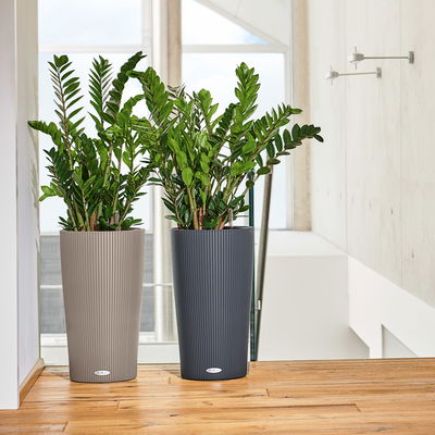 Lechuza 'Cilindro Color 32', schiefergrau, ca. Ø 32 x H 56 cm