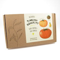 Saatgut-Set 'Tomatenquartett' inkl. Dünger