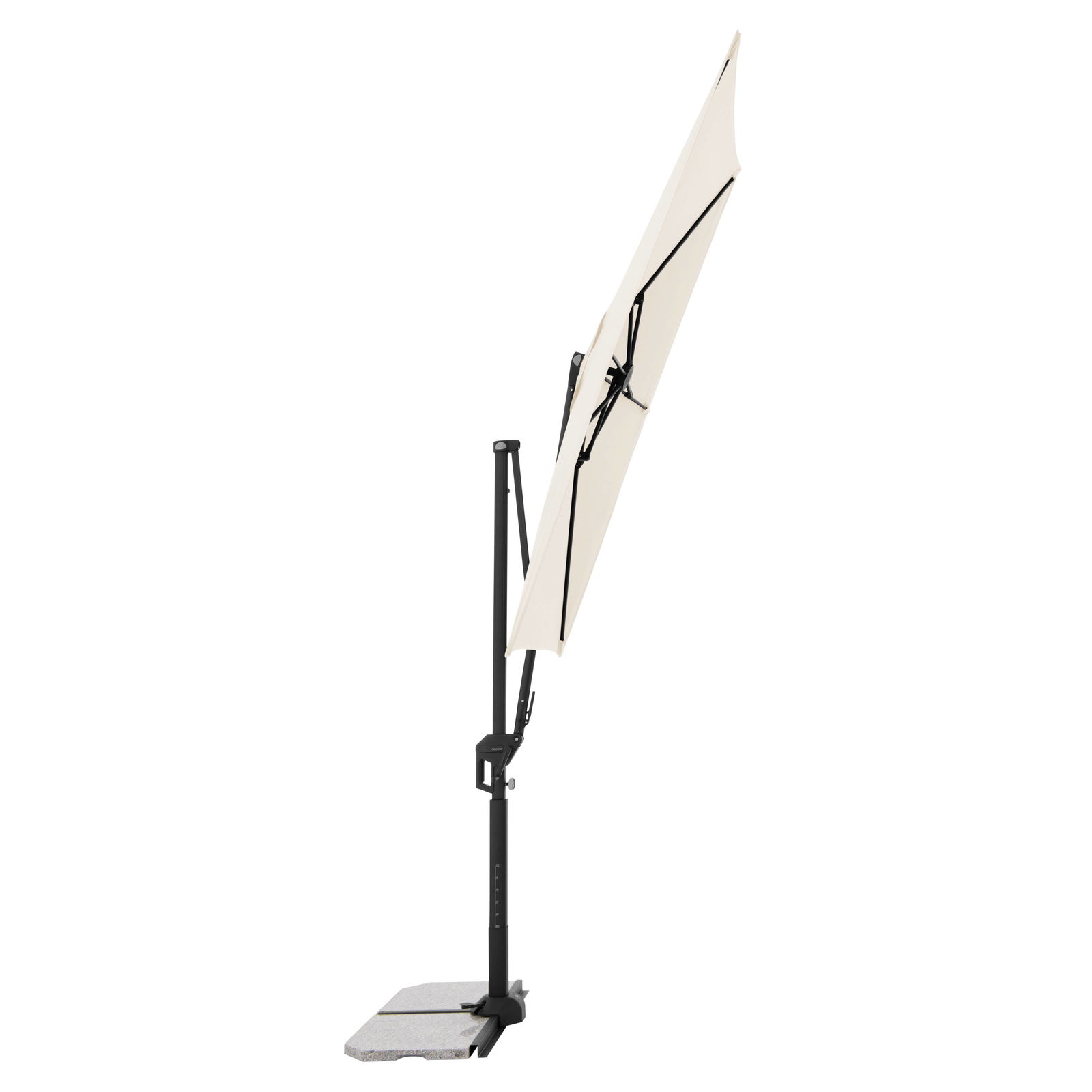 Doppler Pendelschirm 'Active', Green Edition City, natur, ca. 240 x 135 cm