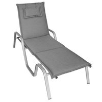 Kölles Beste Rollliegenauflage 'Twist', grau, ca. 202 x 65 cm Kölles Beste Rollliegenauflage 'Twist', grau, ca. 202 x 65 cm