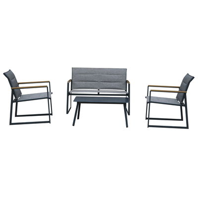 Loungegruppe 'Dublin', 4-tlg., grau Loungegruppe 'Dublin', 4-tlg., grau