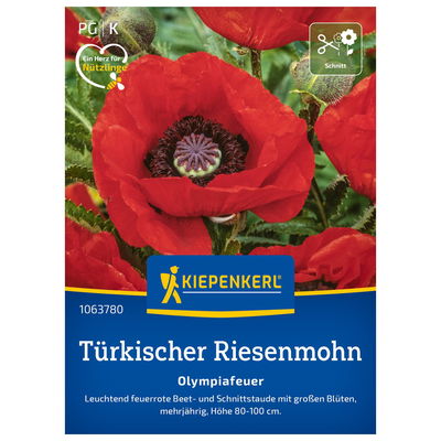 Saatgut Riesenmohn 'Olympiafeuer' Saatgut Riesenmohn 'Olympiafeuer'