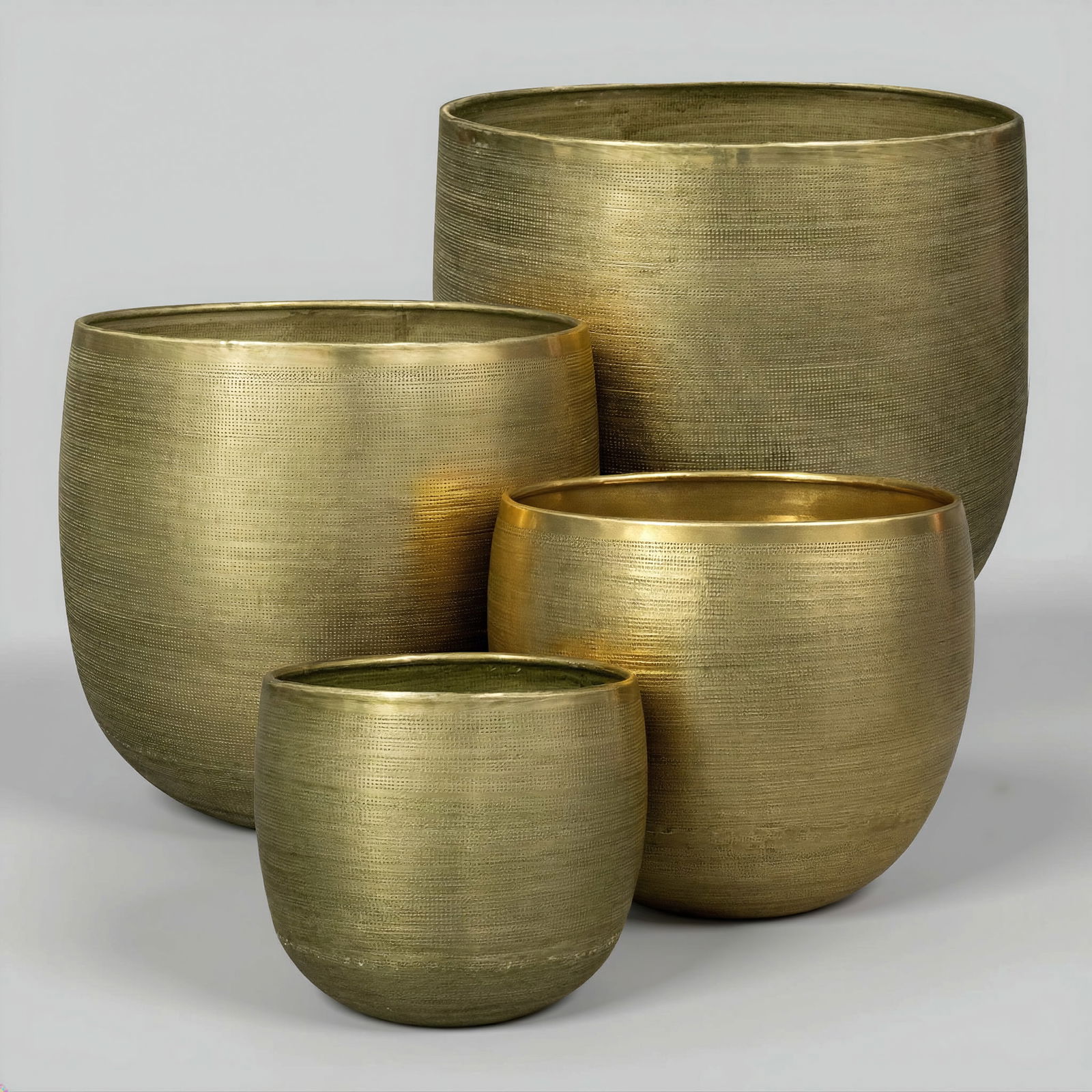 Kölle Pflanzgefäß 'Rowen', grün, 4-teiliges Set