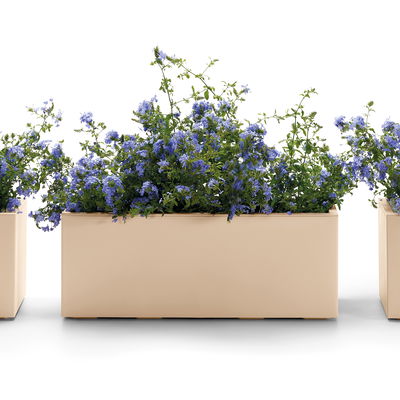 Euro 3 Plast Pflanzkasten 'Kebe', sand, ca. 99,5 x 39,5 x H 39,5 cm