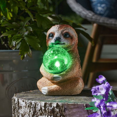 Smartsolar Faultier mit Solarkugel, Höhe ca. 19 cm Smartsolar Faultier mit Solarkugel, Höhe ca. 19 cm