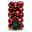 Kugelmix, 30 Kugeln, ochsenblut, glänzend, matt & glimmernd Kugelmix, 30 Kugeln, ochsenblut, glänzend, matt & glimmernd
