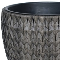 Pflanzkorb 'Pune', anthrazit, ca. Ø 43 x H 44 cm
