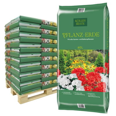 Kölles Beste Pflanzerde, torfreduziert, 36 Sack à 60 l, gesamt 1980 Liter
